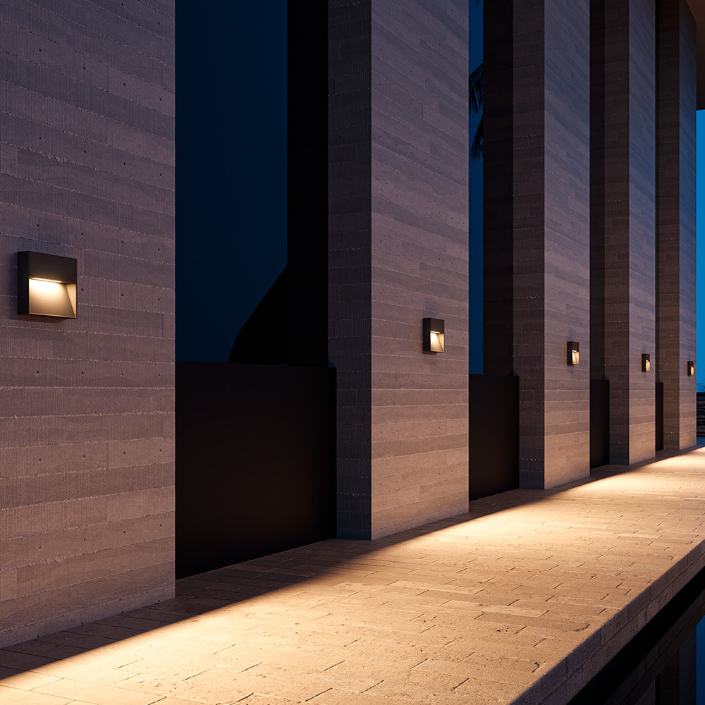 Luminario LED para sobreponer en muro ML-3707.G Illux - Illux Diseña Tu