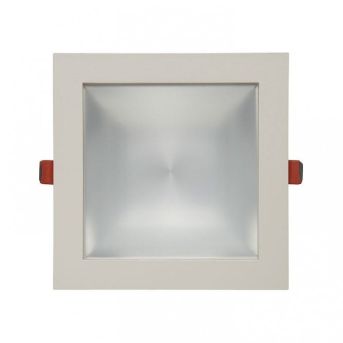 Luminario downlight LED cuadrado para empotrar en techo TL-4445.B Illux
