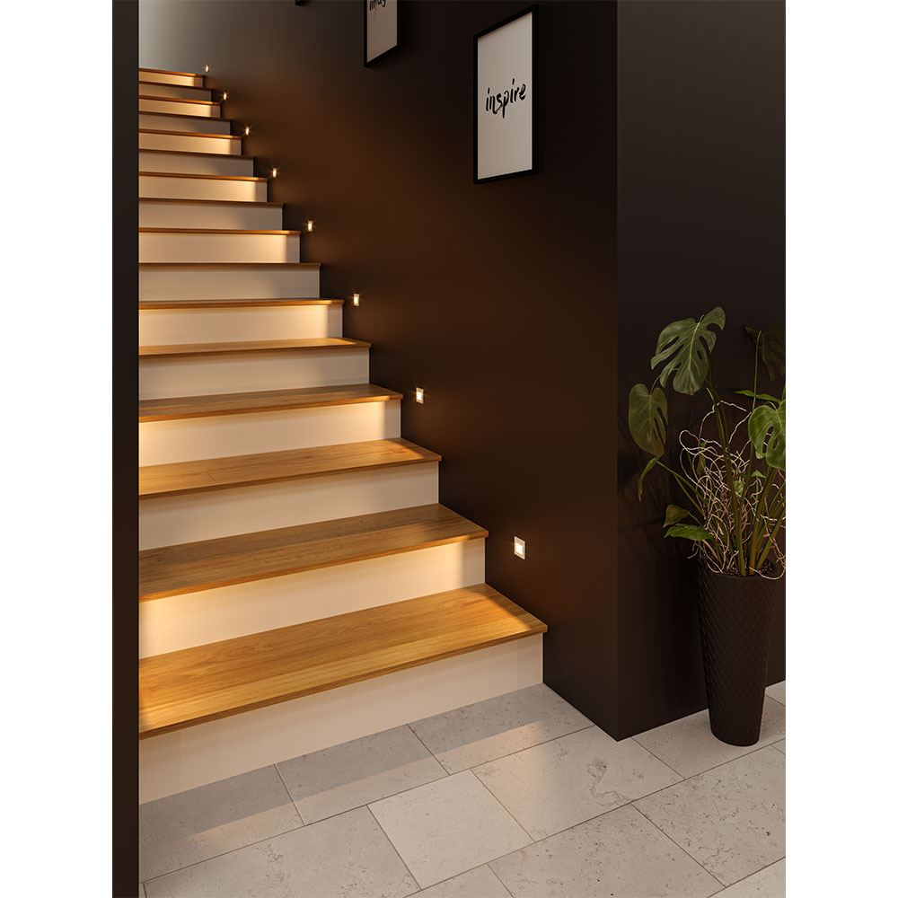 Luminario de cortesía LED para empotrar en muro ML-2301 Illux - Illux