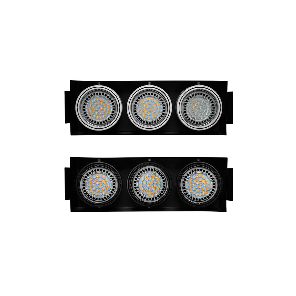 Luminario downlight dirigible para empotrar en techo TH-4204 Illux