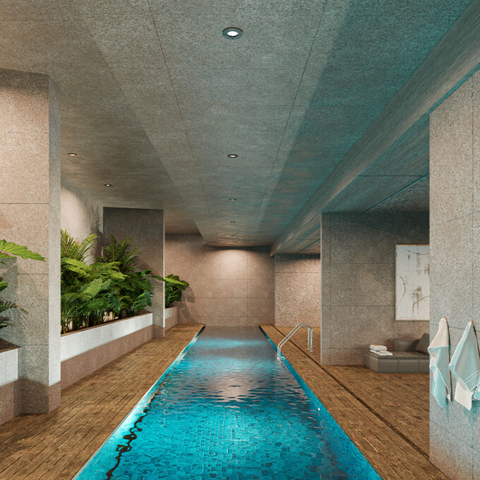 Luminario downlight para áreas húmedas de empotrar en techo TH-4245.A