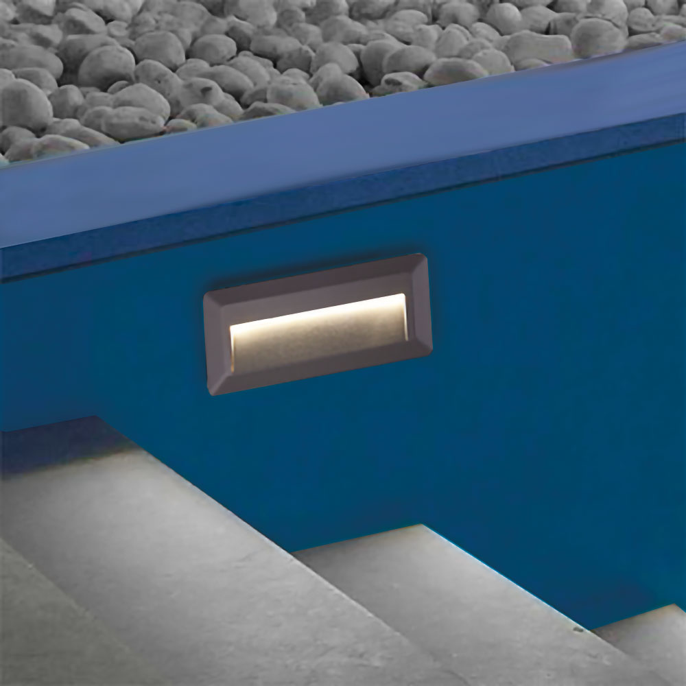 Luminaria LED para sobreponer en muro de uso en exterior, ML7405 Illux